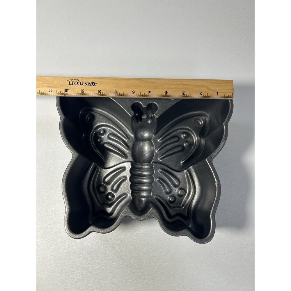 Nordic Ware Butterfly Cast Aluminum Cake Pan - 9 Cup Mold - Non-Stick Bakeware